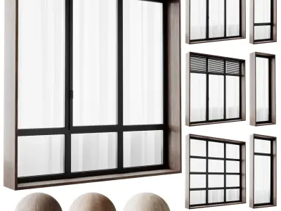 Windows Set 3D Model Pack