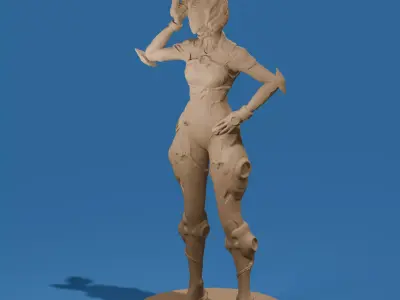 Bunny Space Warrior 3D print model