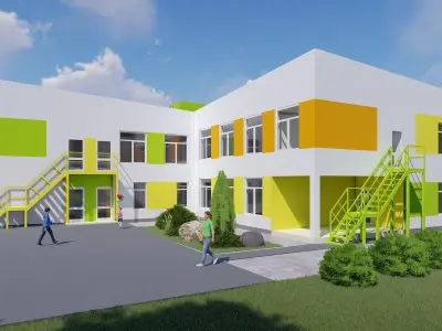 3d model of a kindergarten 3D model