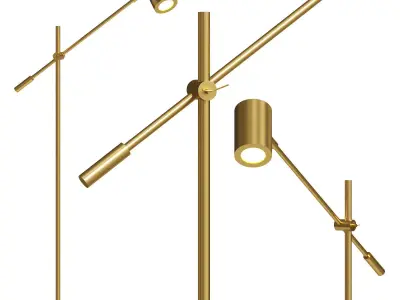  Adesso Collette LED Floor Lamp 3D model