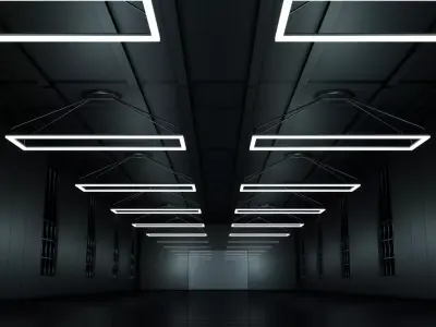 Futuristic Interior 3D model purchase
