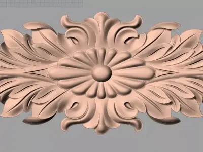 Woodworking CNC Router 3D Relief STL models used for artcam E429 3D model