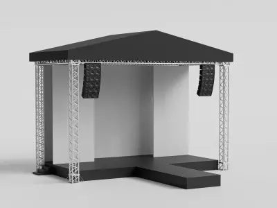 Concert Stage 12 3D model buy