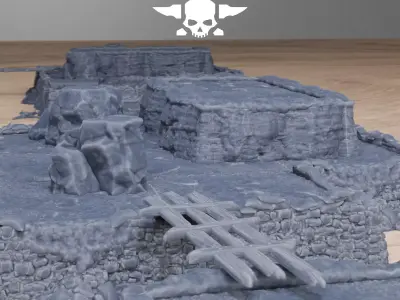 Trench Terrain 3D print model