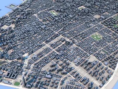 New York - Manhattan 3D model