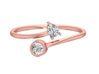 Women Light Weight Band Ring 3D print model 8