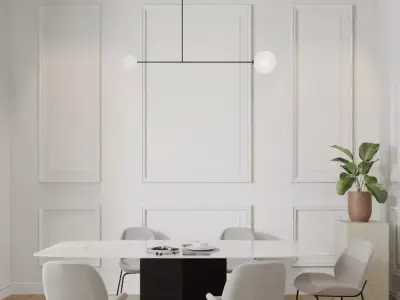 Dining Set 03 3D model