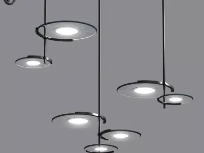 Oled Ceiling Light 3D model