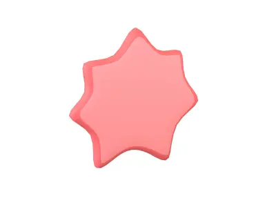 Speech Balloon v32 003 Low-poly 3D model