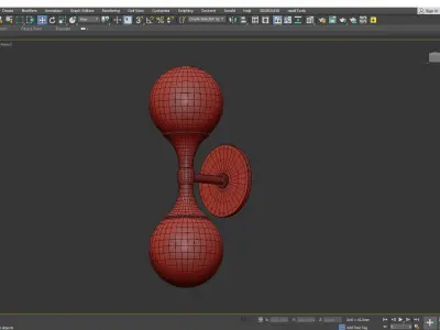 Hudson Valley Astoria Wall Sconce Low-poly 3D model