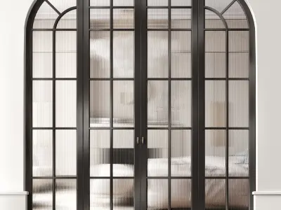 Art deco doors 4 3D model