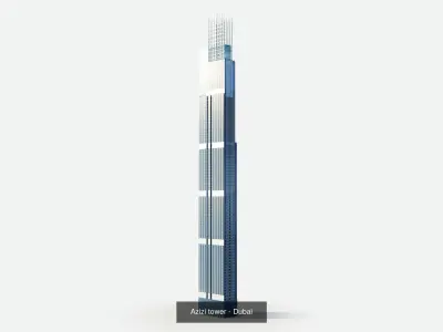 Tallest buildings in the world 3D Model Pack