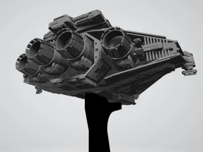 Star Wars Vigil-class imperial corvette 3D print model