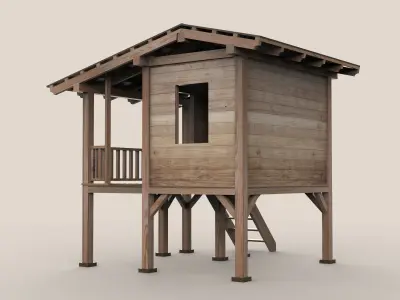 Childrens Playhouse 3D model