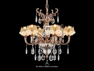 6806 Osgona Collection of Murano Glass Lamps 3D Model Pack
