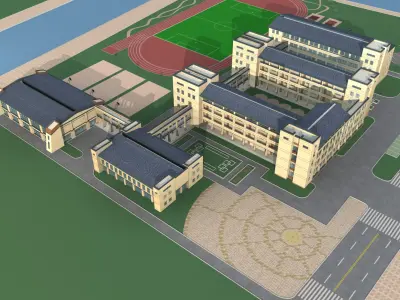 School Building Collection 50 items Vol2 3D model