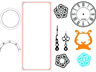 Classic  clock 3D model