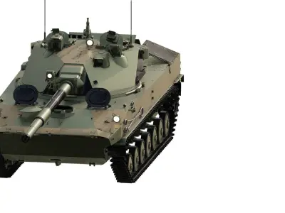 2S25 Sprut-SD 3D model
