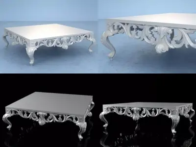 76-0174 coffee table 3D model