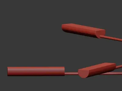 Cleo Large six Light Chandelier 3D model