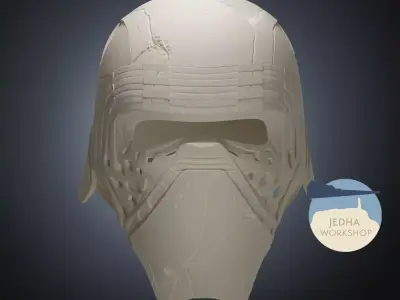Star Wars Kylo Ren Reforged Version 3D Helmet  Files 3D print model