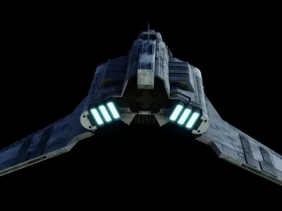 Nu-class attack shuttle  - Star Wars 3D model