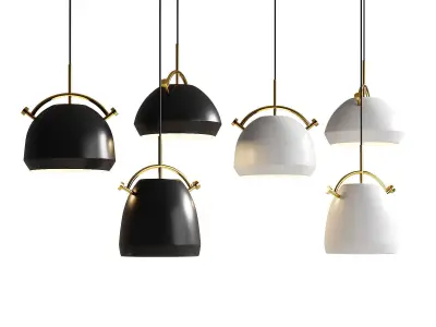 PULL - Ceiling hanging lamp in Scandinavian style 3D model