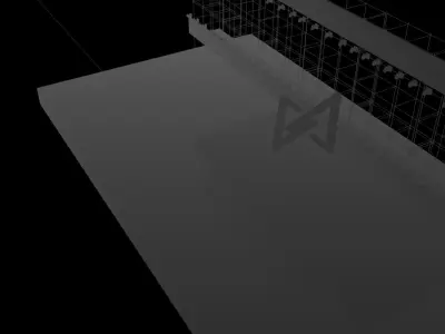 concert scene  3D model