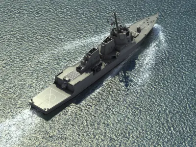  Arleigh Burke FlightIII Destroyer 