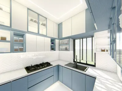 KITCHEN INTERIOR DESIGN 3D model