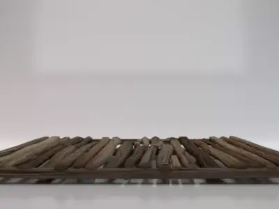 Wooden Floor  Low-poly 3D model