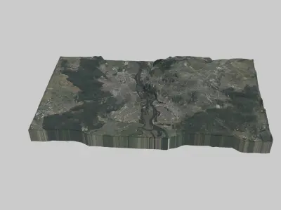 KIEV City Low-poly 3D model