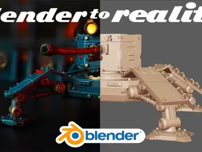 quadriped gunner  3D print model