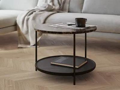 Plateau Round Coffee Table 3D model