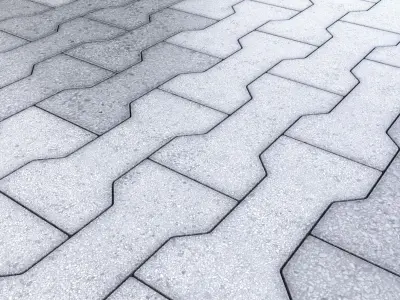 Paving Stone 01 3D model