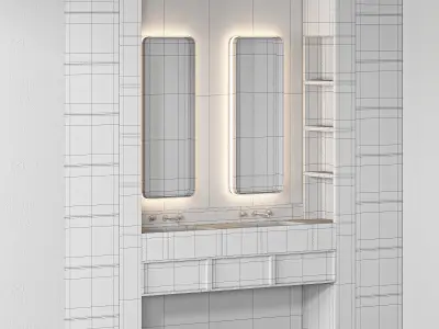Bathroom Furniture 02 3D model
