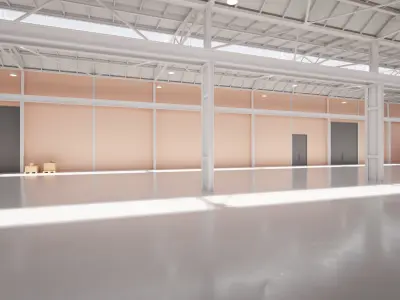 Industrial Warehouse Interior 17  Low-poly 3D model