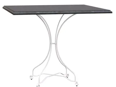 Manutti Firenze Square Table  Low-poly 3D model