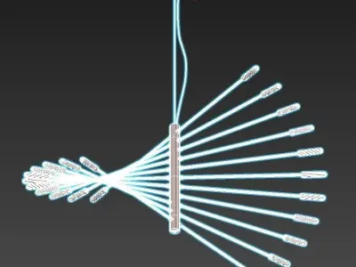 ragno pendant light 3D model