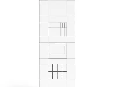 External Intercom 3D Model 3D model