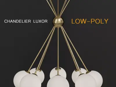 CHANDELIER LUXOR 3d model Low-poly 3D model purchase