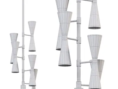 Milo Foyer Pendant by lightology 3D model