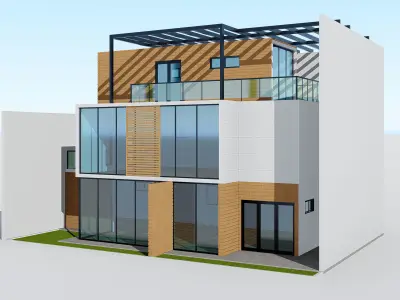 Modern House 13 3D model
