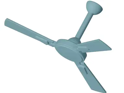 Plastic Premium Ceiling Fan Toy 3D model
