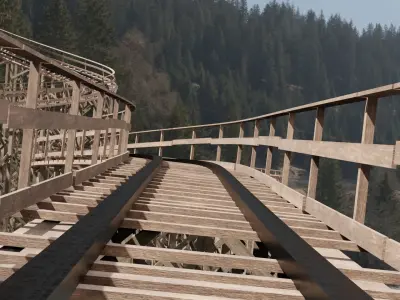 Rollercoaster 3D model