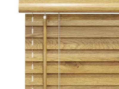 Wooden Jalousie 700 mm 3D model