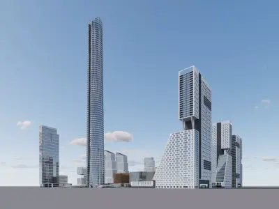 New Capital of Egypt the Central Business District 3D model