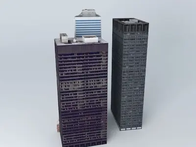 State Street, New York City Free 3D model