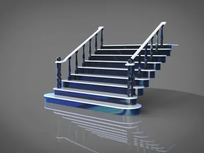 Classic stairs  3D model