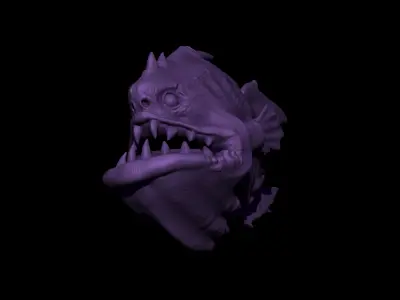 Angler Fish 3D print model